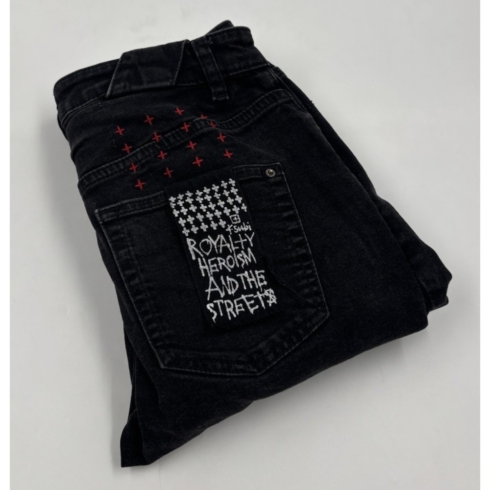 ksubi Van Winkle Men's 30 Black Denim Slim Jeans